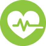 Icon of heart depicting health
