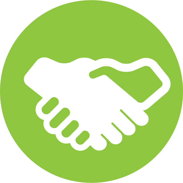 Icon depicting handshake